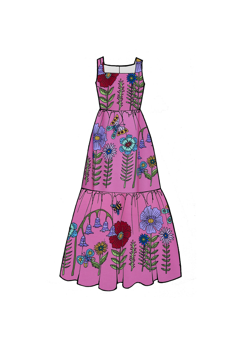 Angeline in Pink Midsummer Meadow