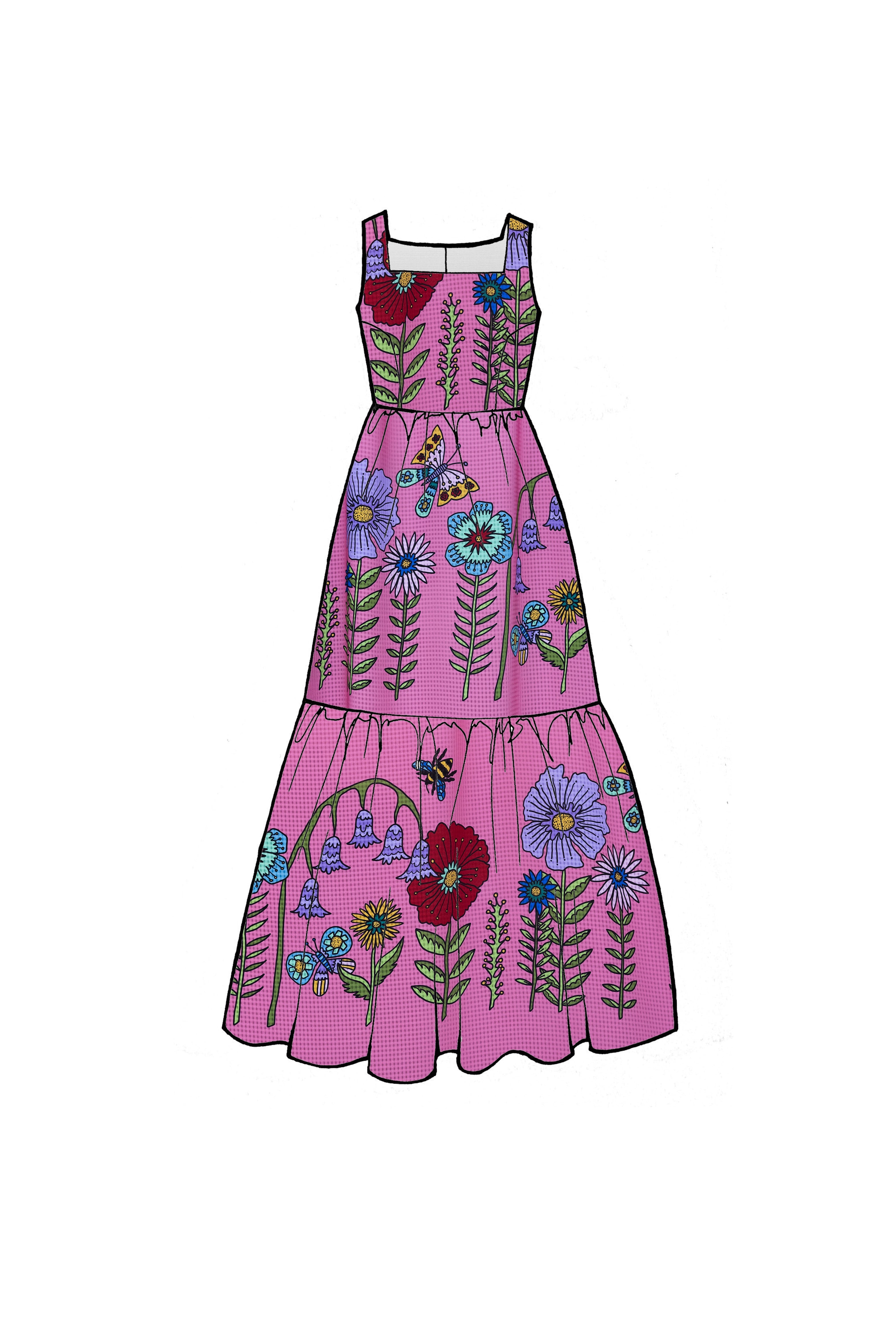 Angeline in Pink Midsummer Meadow