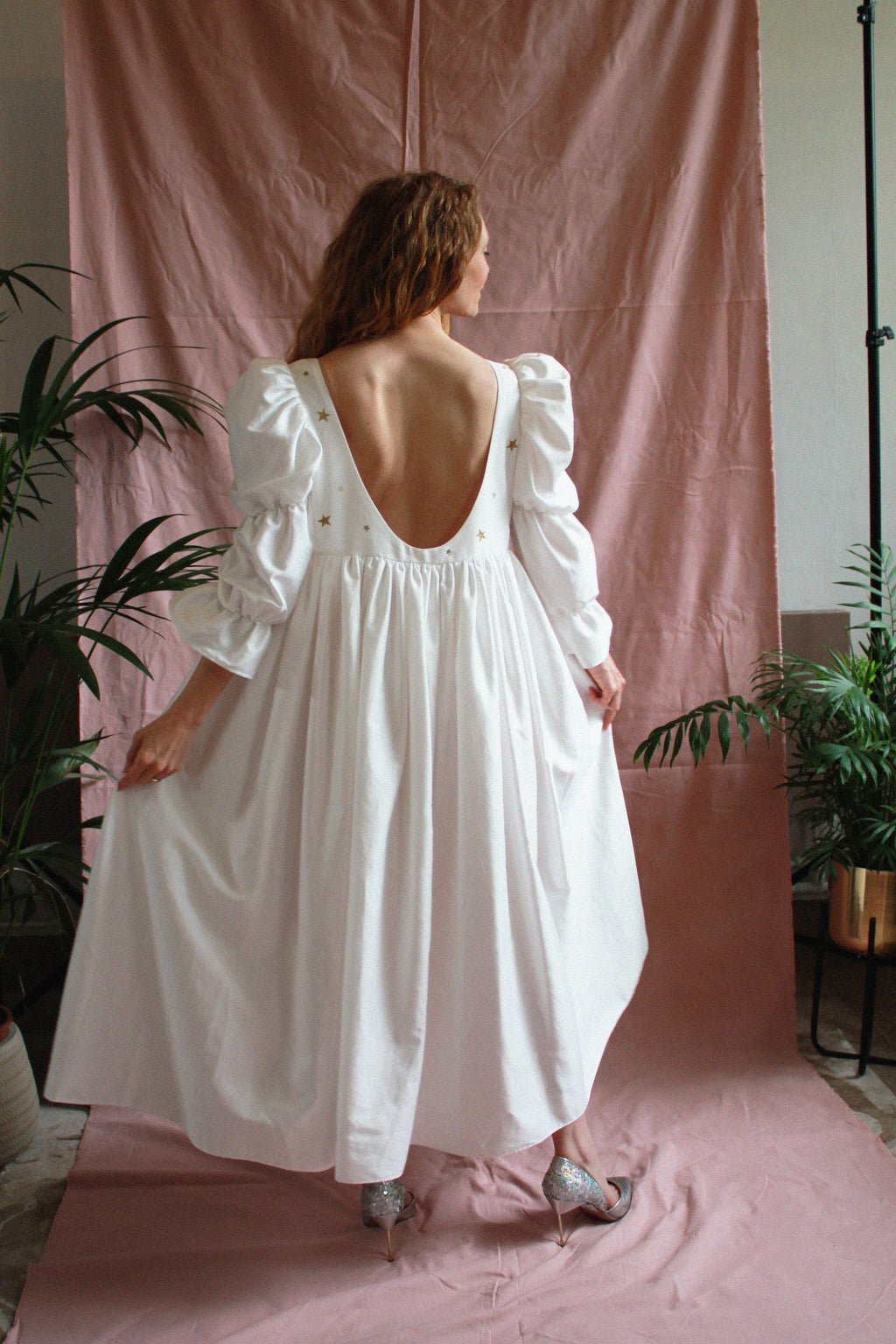 Coco Wedding Dress with Stars Appliqué