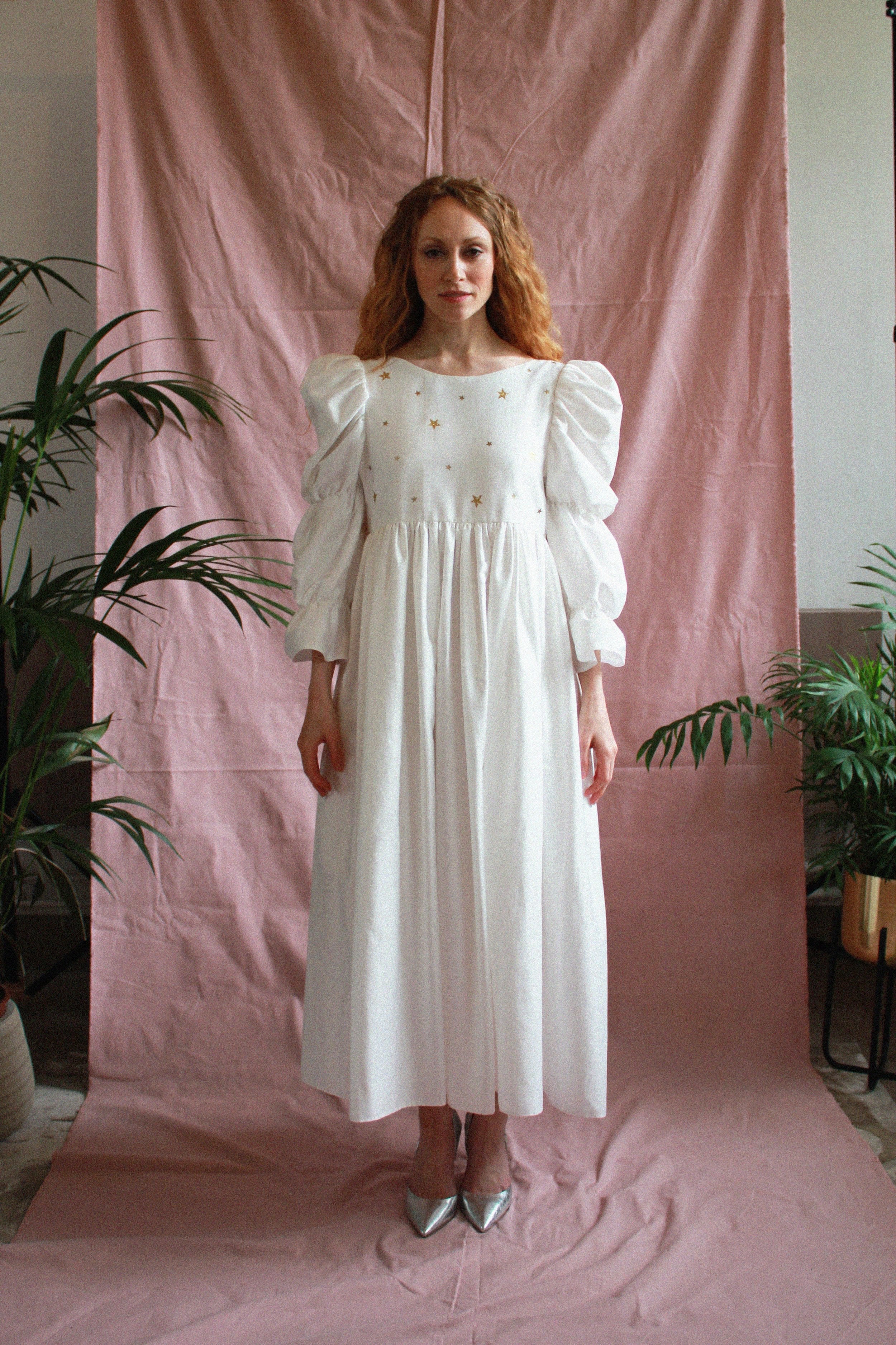 Coco Wedding Dress with Stars Appliqué