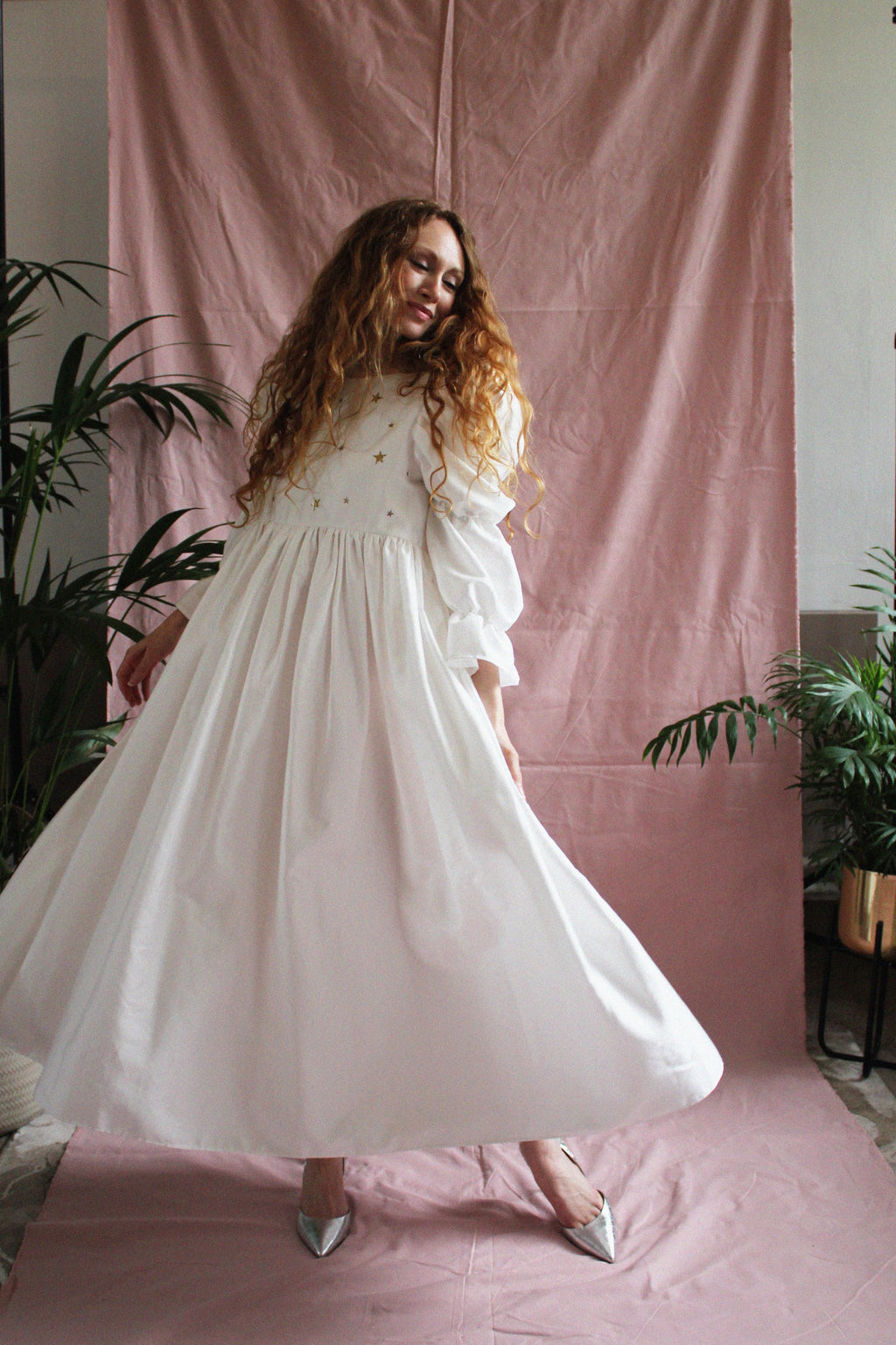 Coco Wedding Dress with Stars Appliqué