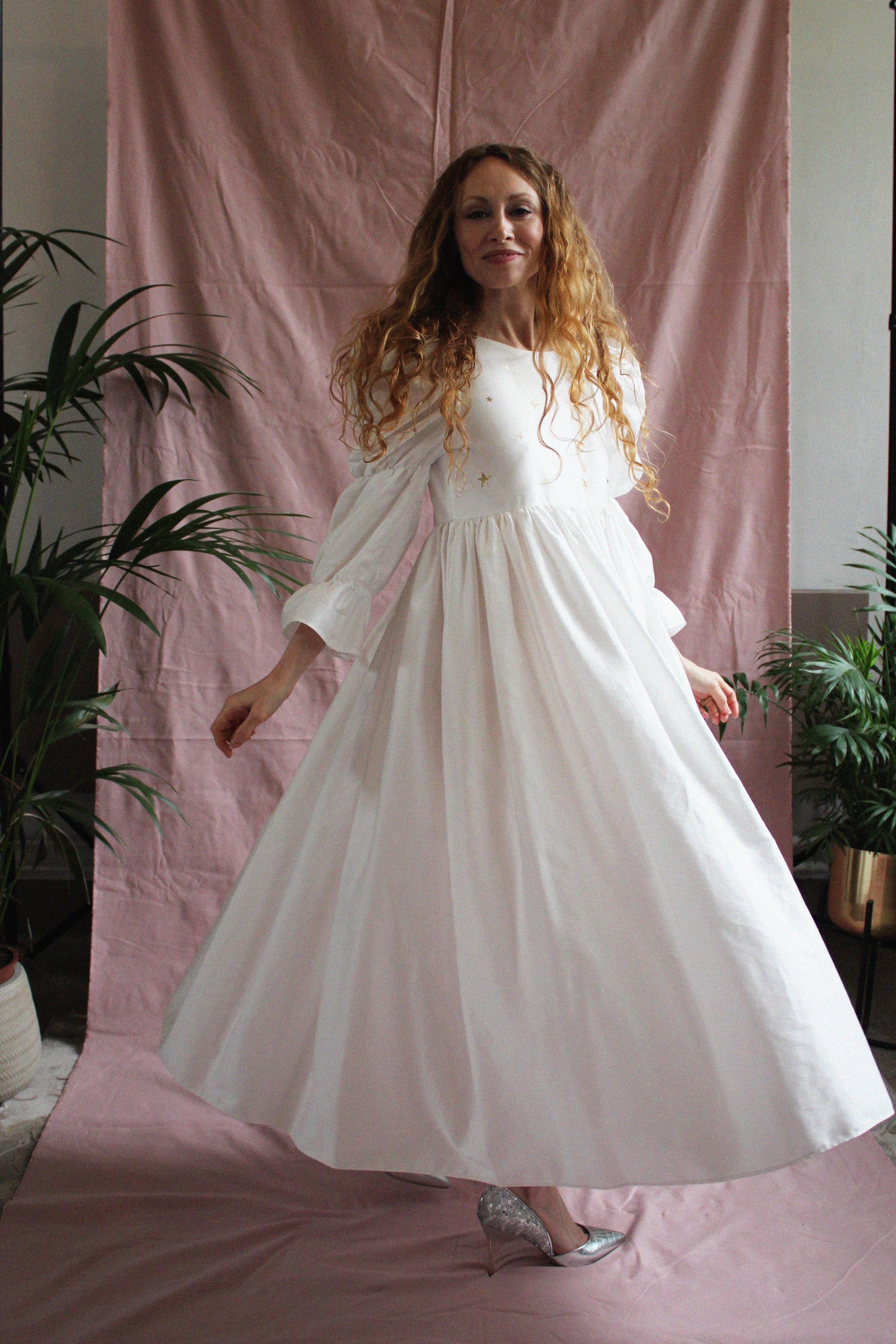 Coco Wedding Dress with Stars Appliqué