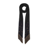 Callisto Tassel Scarf with Stardust Appliqué