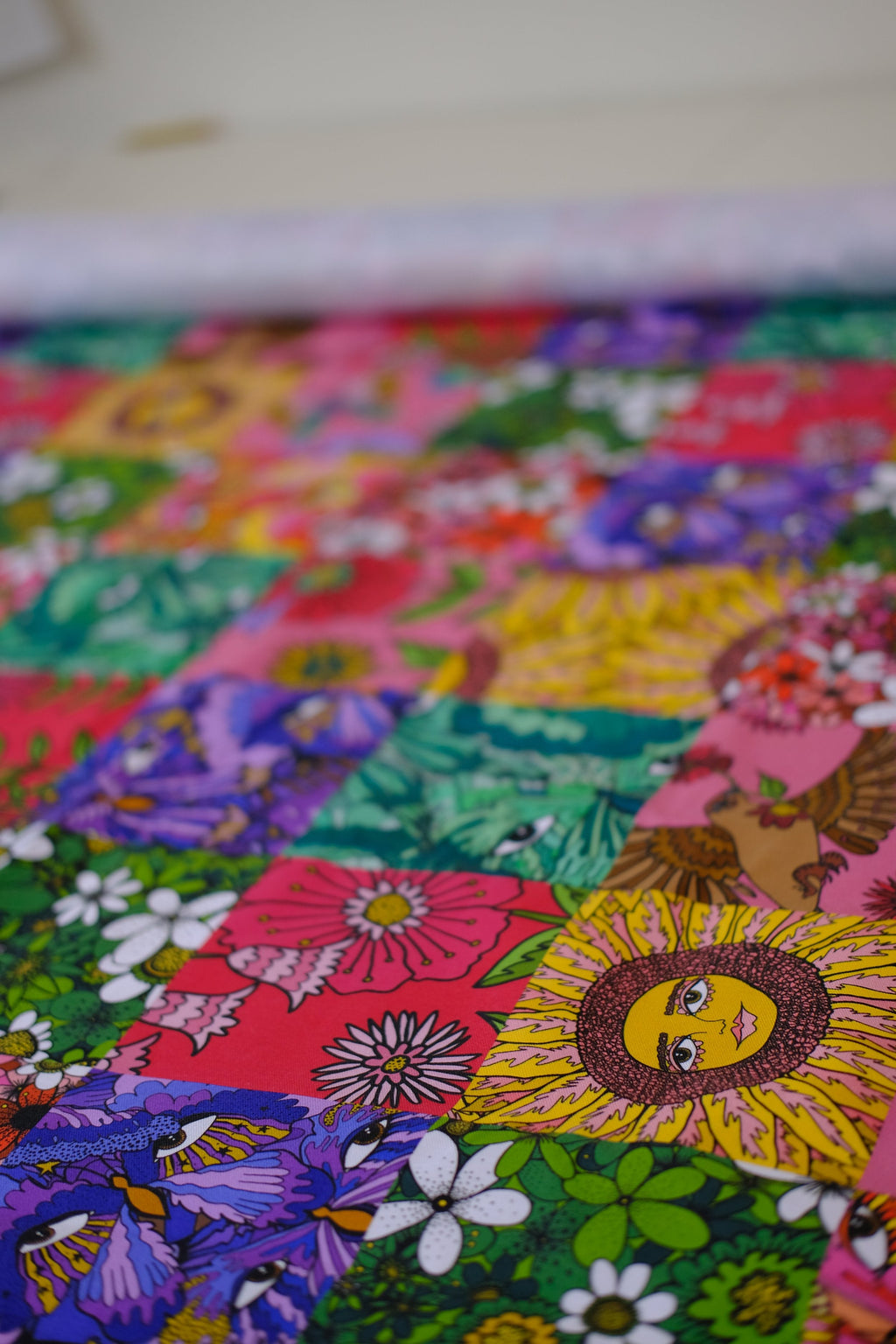 Patchwork 100% Organic Cotton Sateen (per meter)