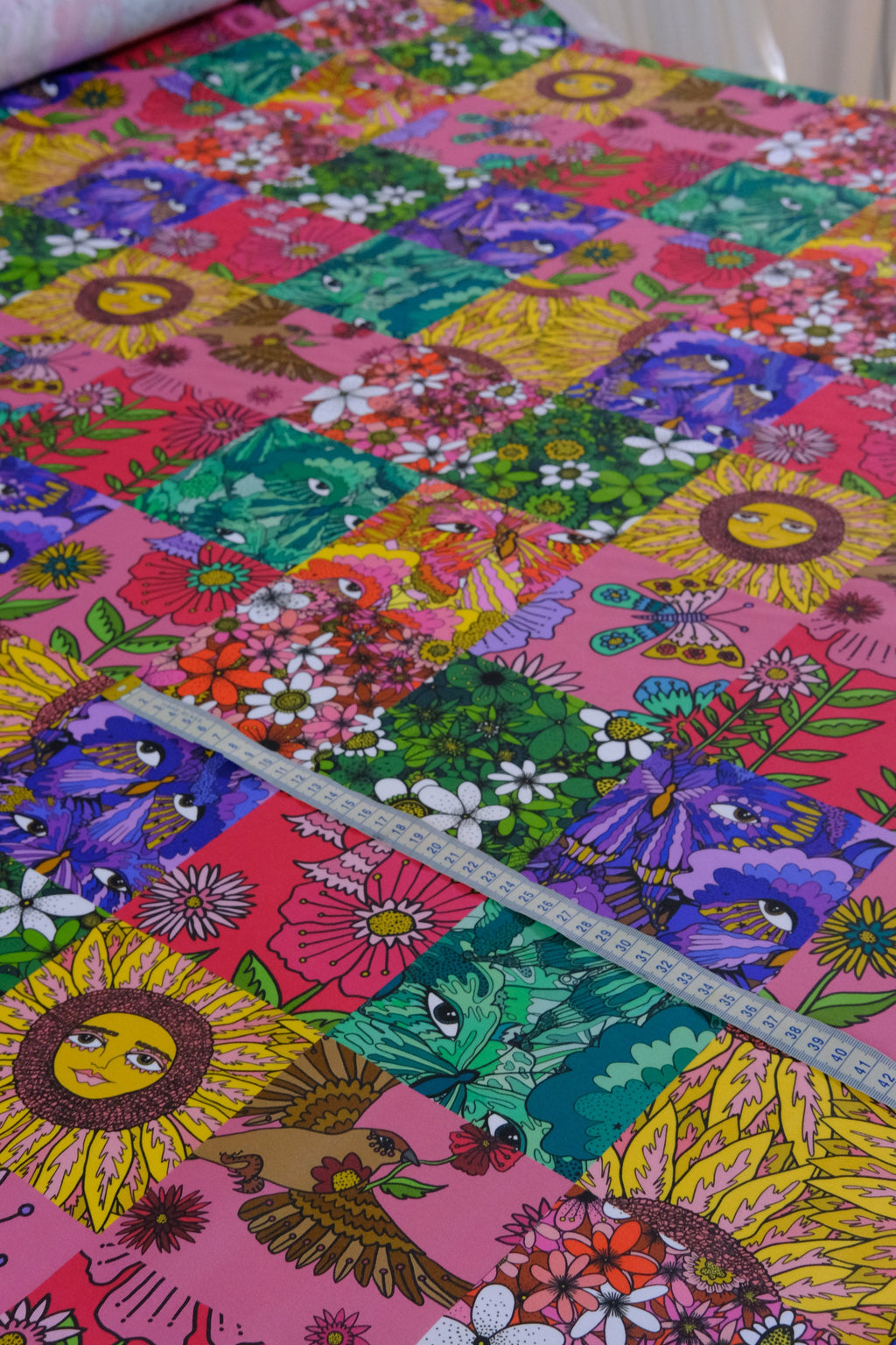 Patchwork 100% Organic Cotton Sateen (per meter)
