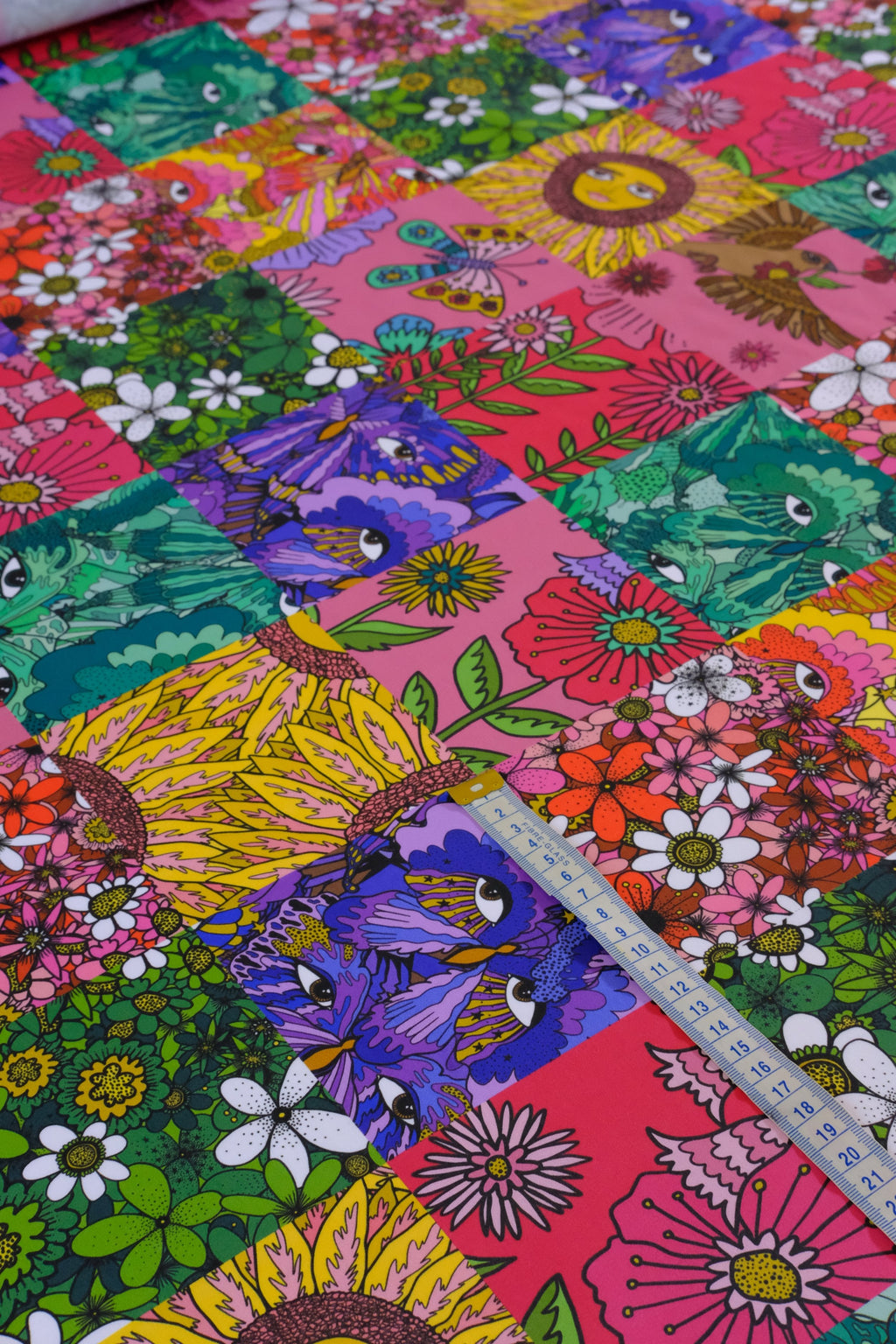 Patchwork 100% Organic Cotton Sateen (per meter)