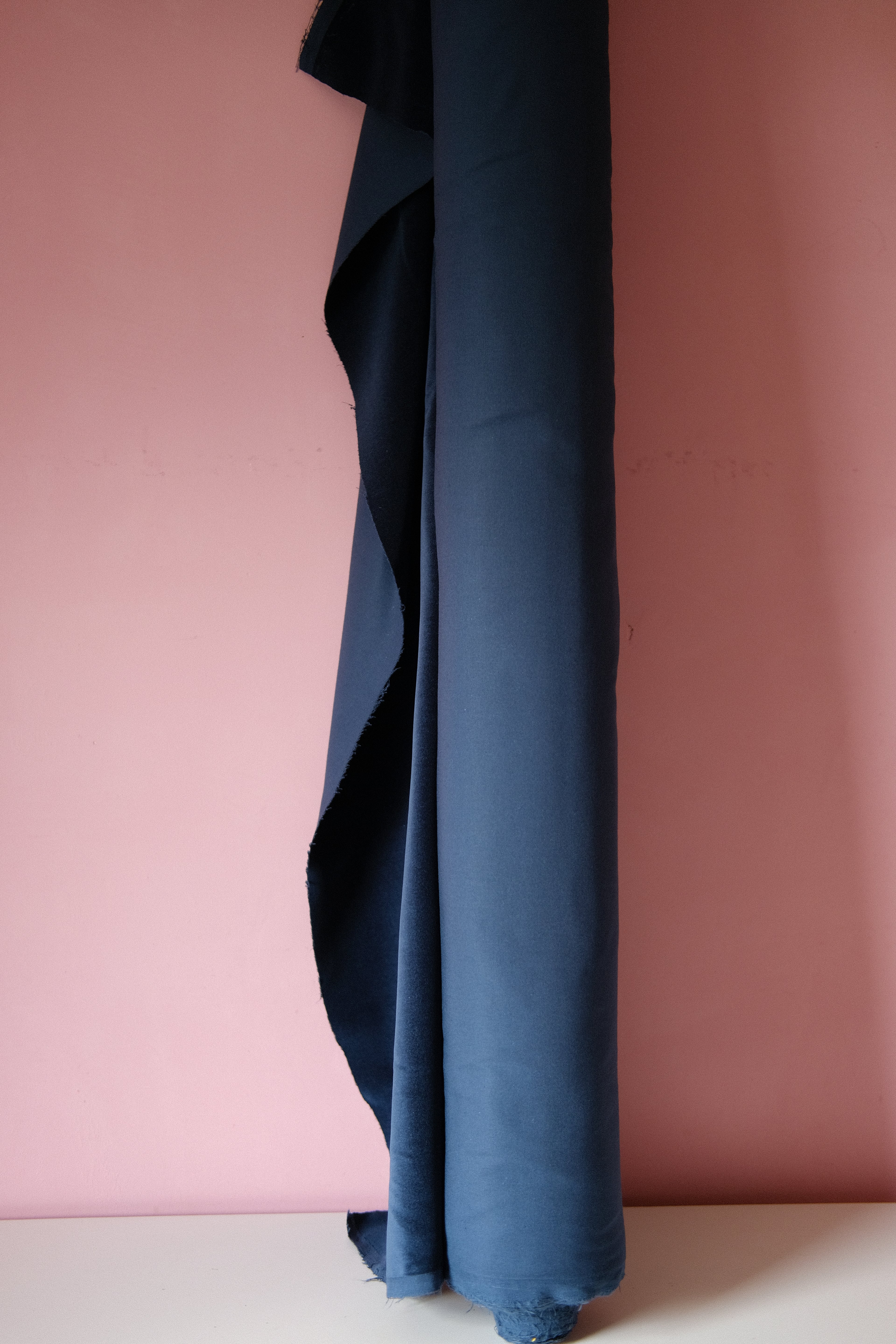 Studio Sale: Teal 100% Cotton Velvet (per meter)