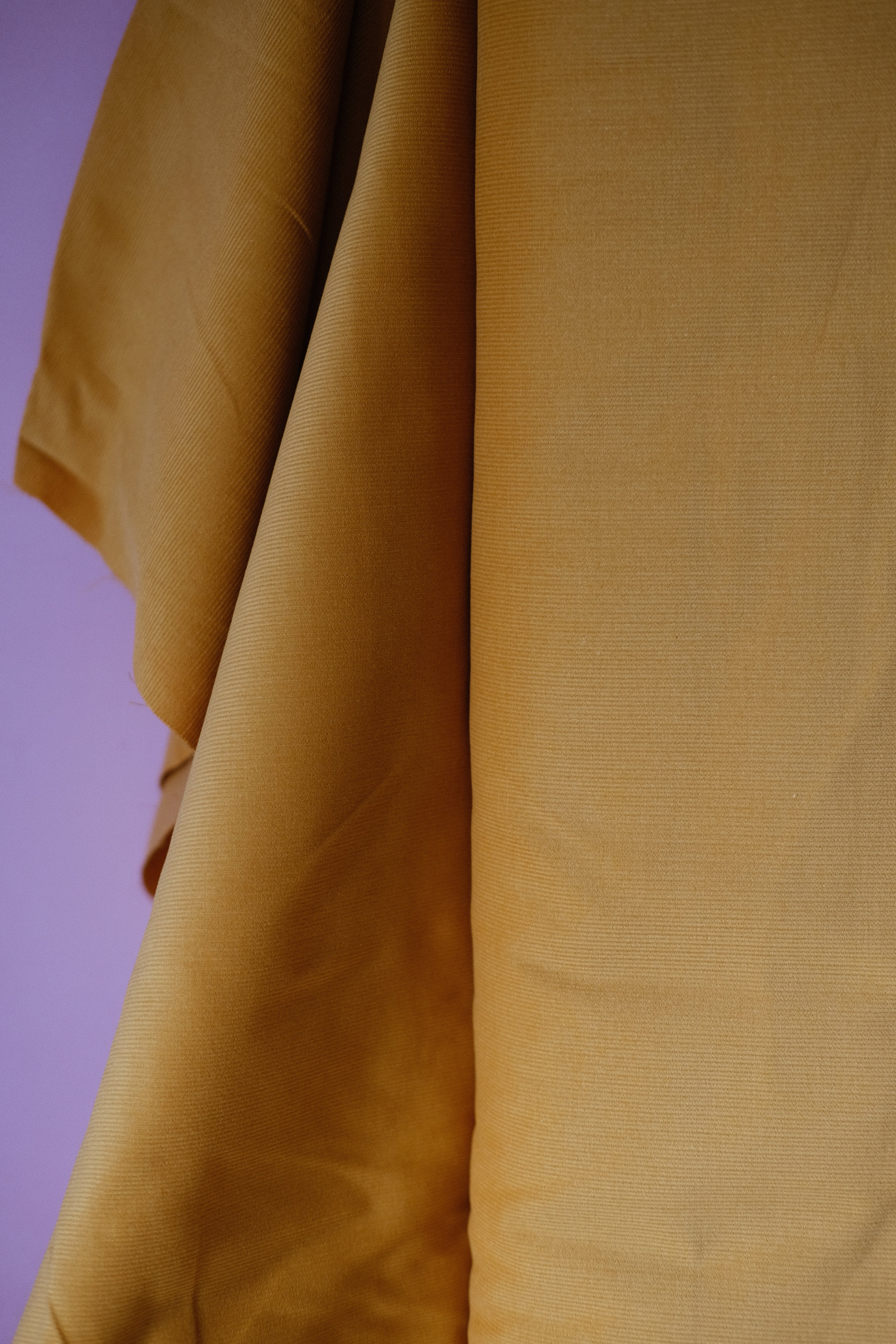 Studio Sale: Gold/Mustard 100% Cotton Needlecord (per meter)