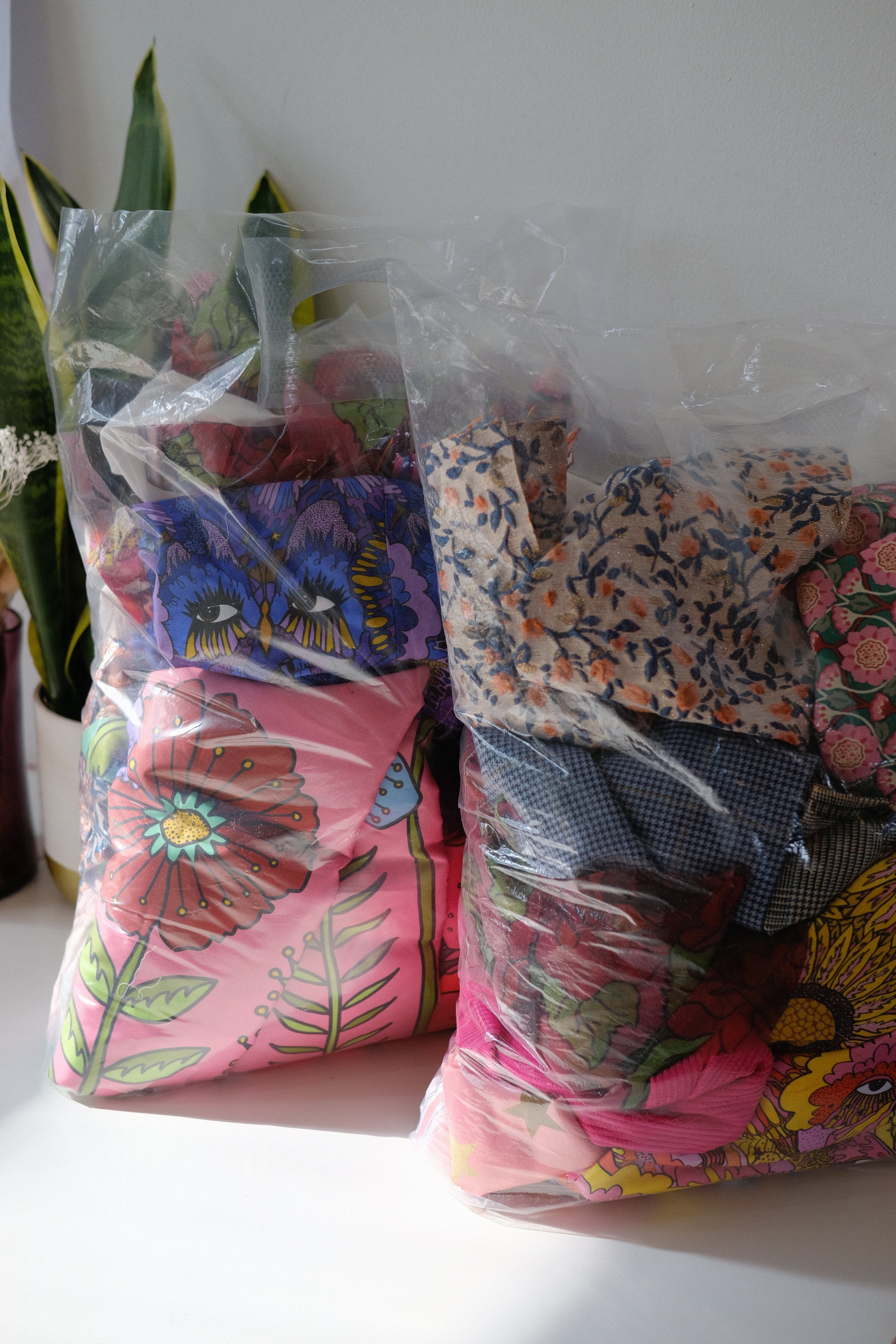 Scrap Fabric Bag