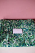 Studio Sale: Teal Butterfly 100% Organic Cotton Sateen - Remnant Piece: 3m