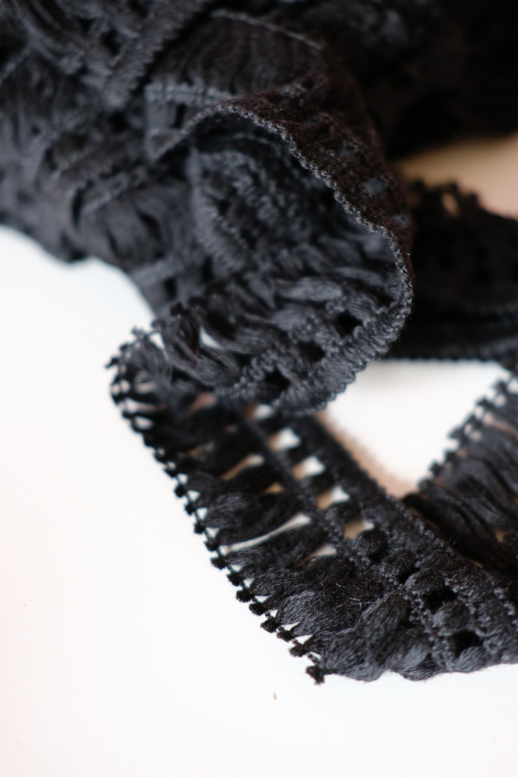 Studio Sale: Black Cotton Tassle Trim Bundle