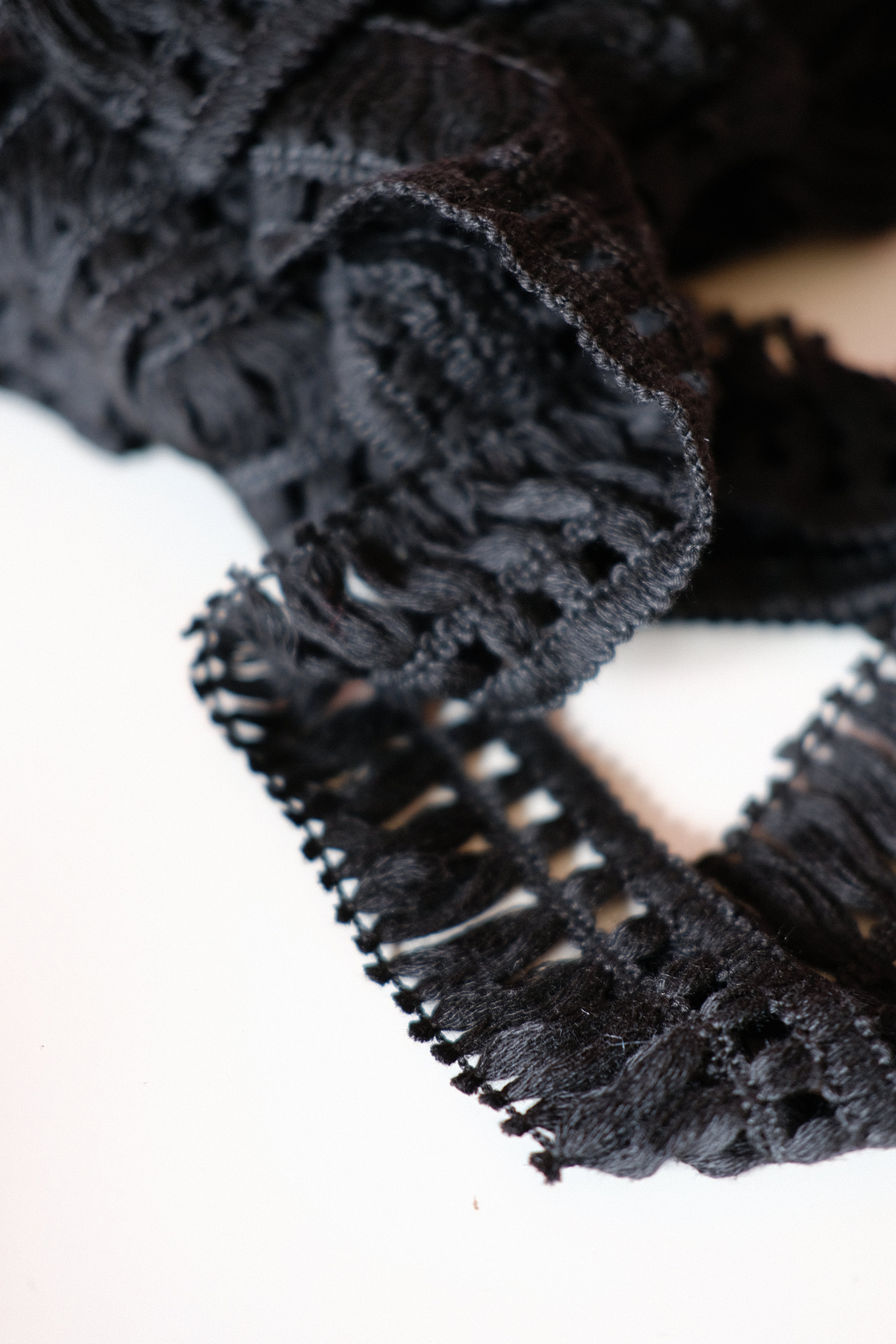 Studio Sale: Black Cotton Tassle Trim Bundle