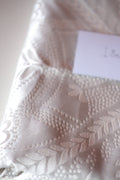 Studio Sale: Champagne/Ivory Bridal Jacquard - Remnant Piece: 1.8m
