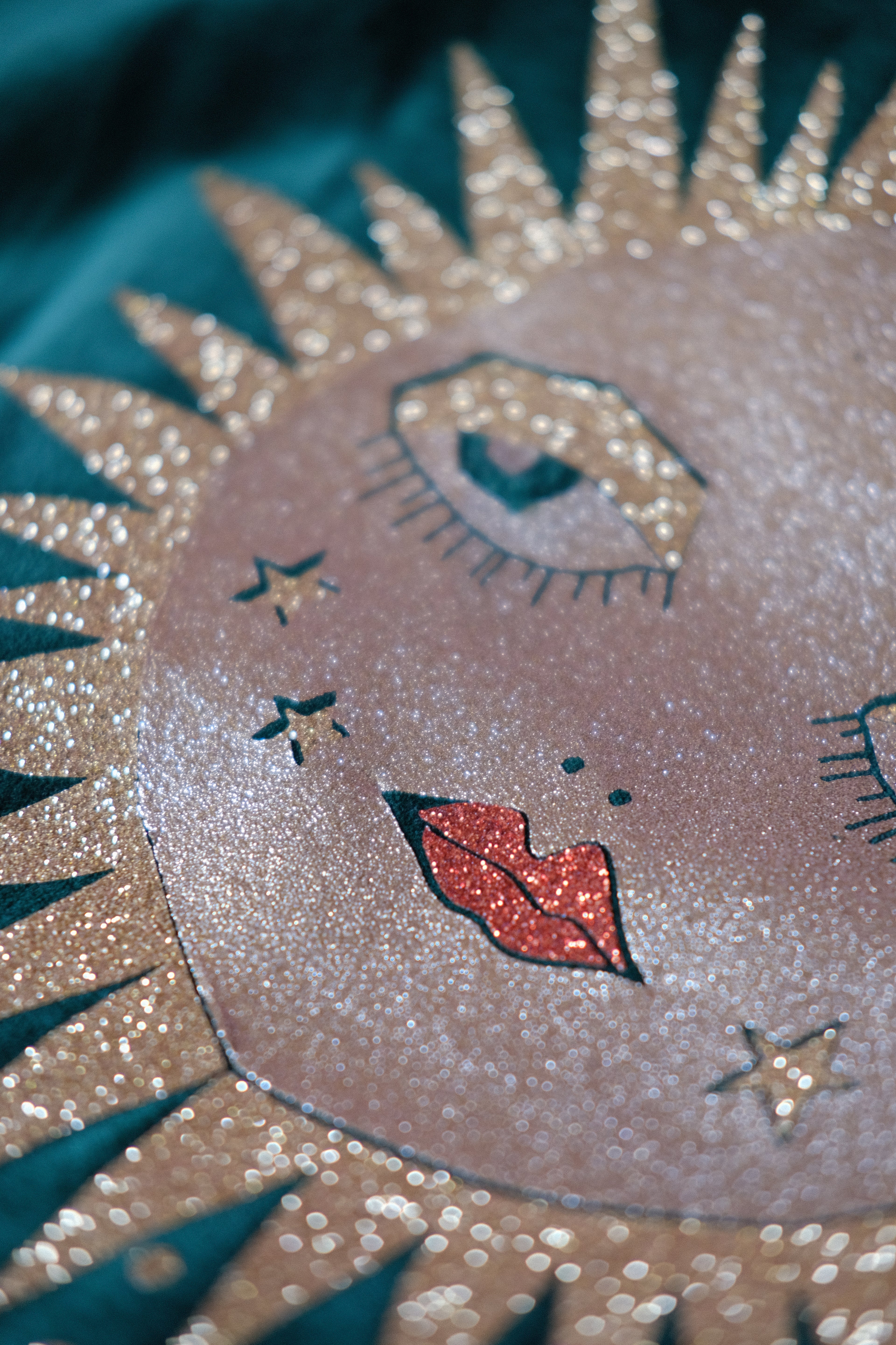 Studio Sale: Elizabeth in Velvet ft. Celeste Appliqué - Size J - Seconds/Flawed
