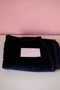 Studio Sale: Navy 100% Cotton Velvet - Remnant Piece: 1.5m