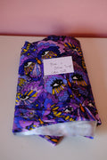 Studio Sale: Violet Butterfly Cotton Twill - Remnant Piece: 90cm x 100cm + Scraps