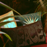 Black Velvet PEACE Cushion