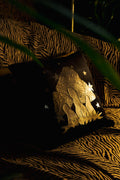 Black Velvet Toadstool Cushion Cover
