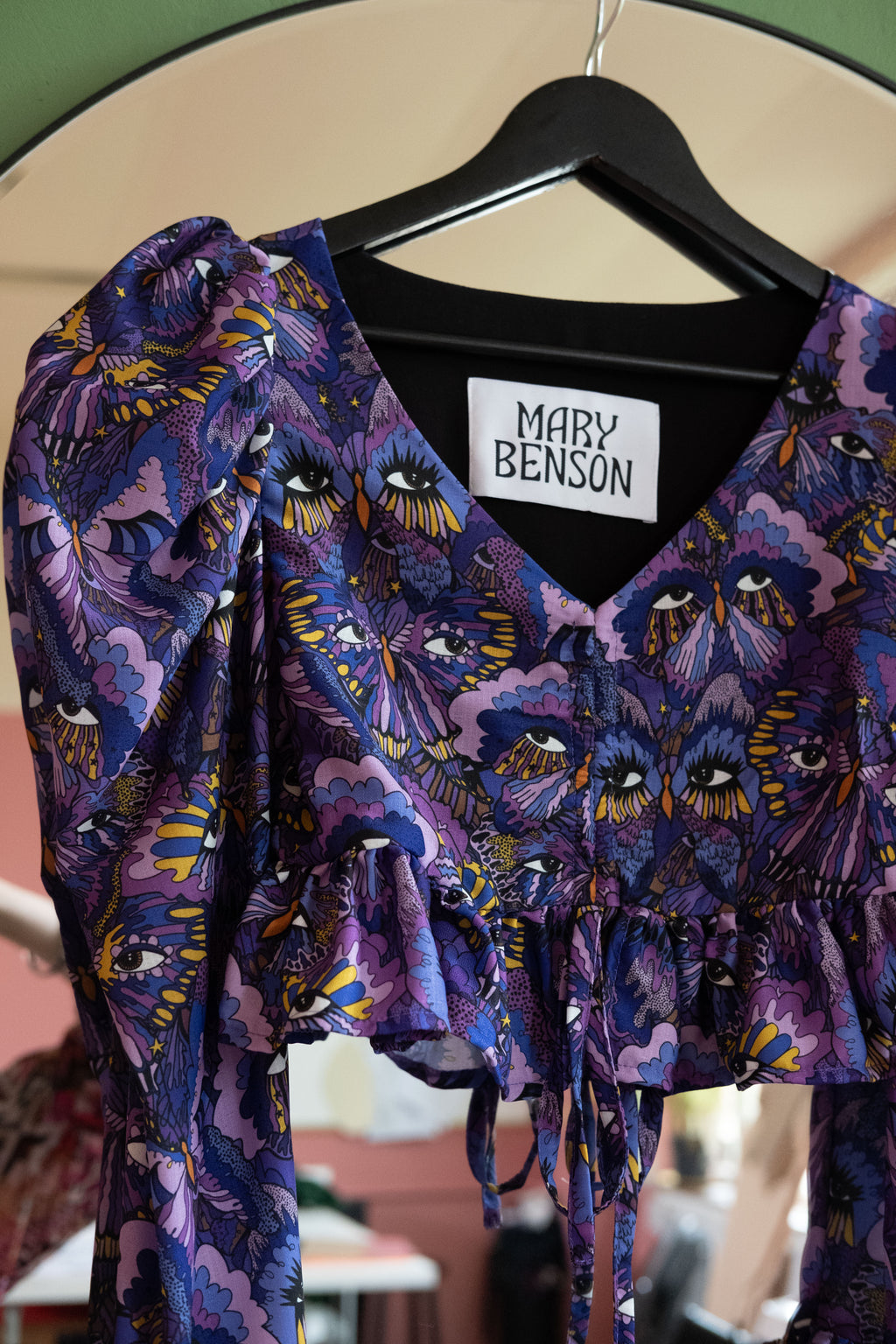 Delilah & Esmerelda Co-Ord in Violet Butterfly