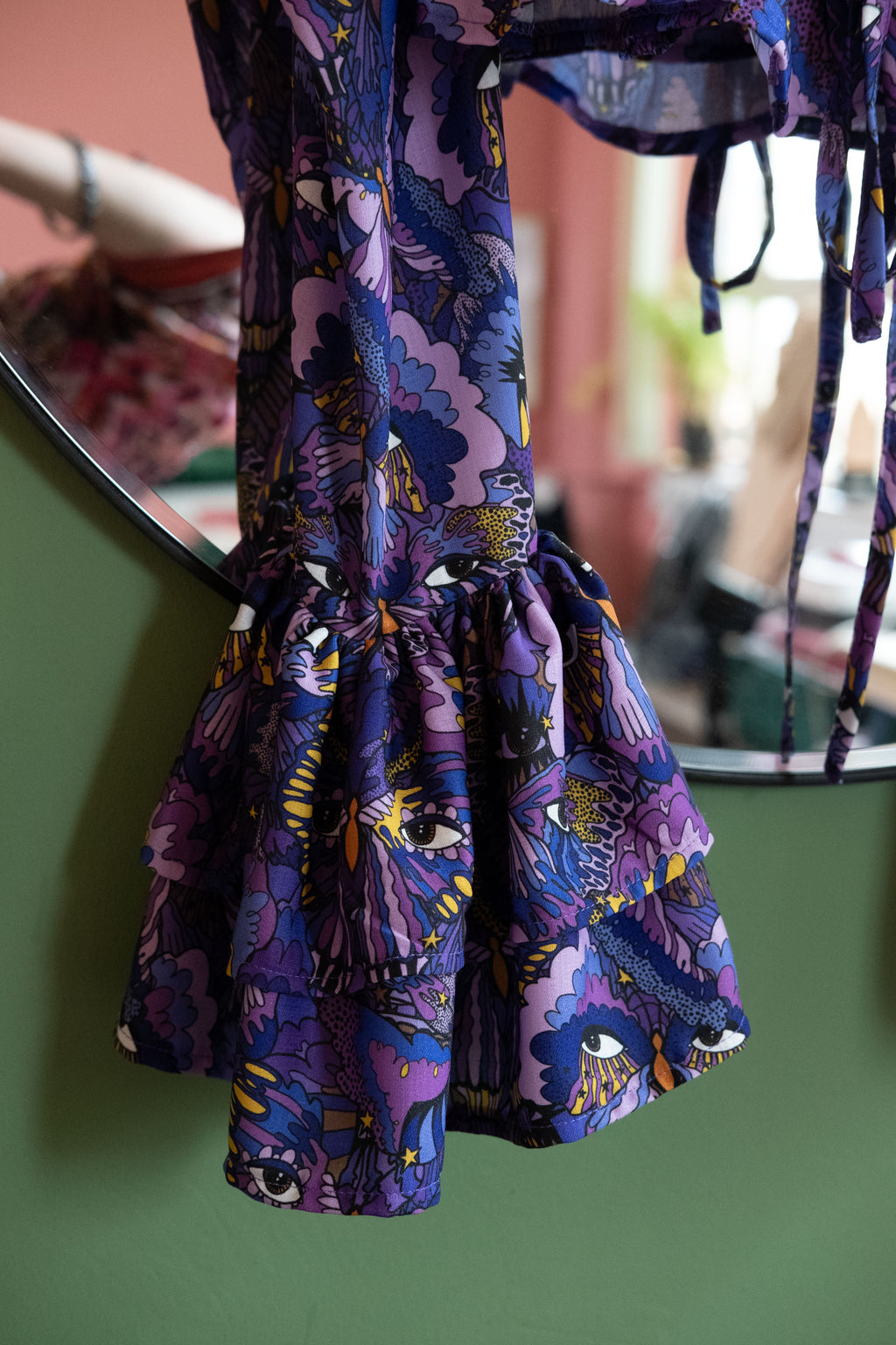 Delilah & Esmerelda Co-Ord in Violet Butterfly