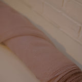 Sample Sale: Soft Pink Glitter Crepe Chiffon (price by meter)