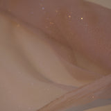 Sample Sale: Soft Pink Glitter Crepe Chiffon (price by meter)