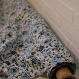 Sample Sale: Country Blue Rose Garden Cotton (price by meter)