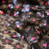 Sample Sale: Sequin Flower Mesh (price by meter)