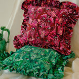 Limited Edition: Queenie Cushion - Emerald Butterfly