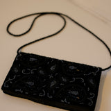 Sample Sale: Vintage Black Beaded Bag