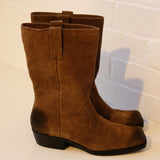 Sample Sale: Brown Country Boots, Size 7