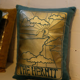 Sample Sale: 'The Hermit' Teal Velvet Cushion