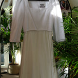 Sample Sale: Half Made Embroidered Cotton Dress, Size 8