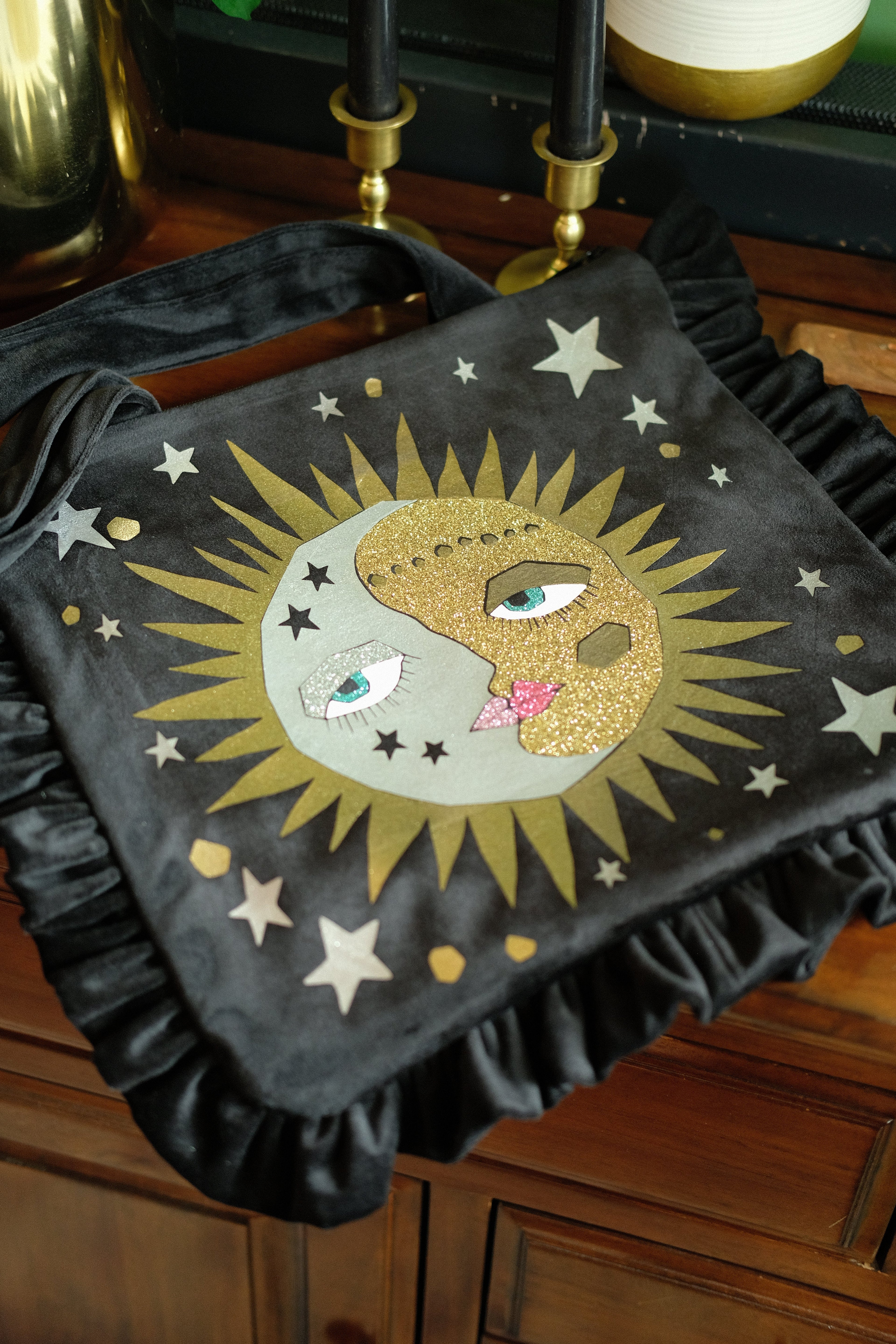 Archive Eclipse Velvet Bag