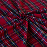 Erté in Red Tartan