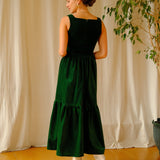 Angeline in Emerald Velvet