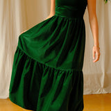 Angeline in Emerald Velvet