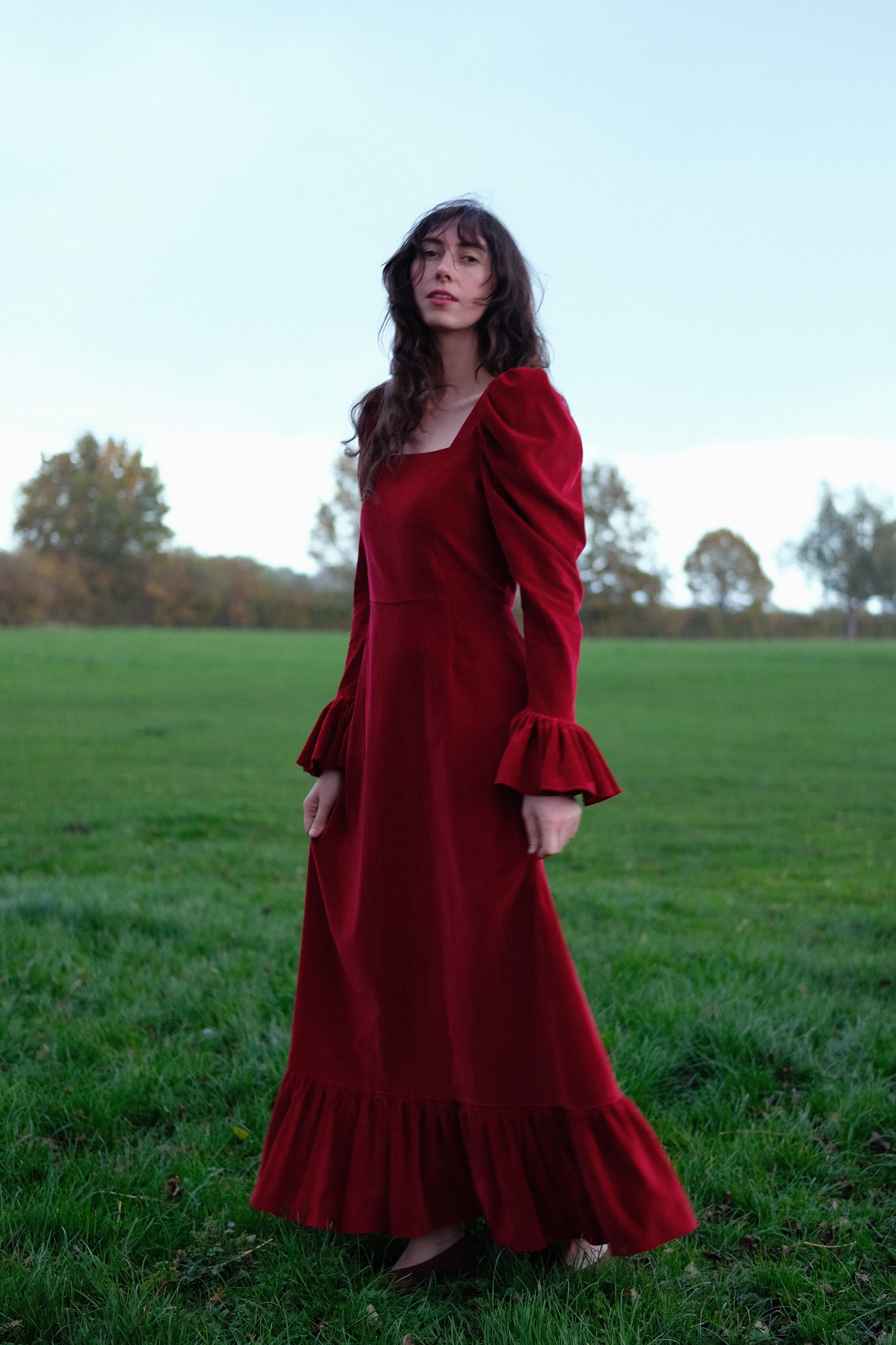Elizabeth in Claret Velvet