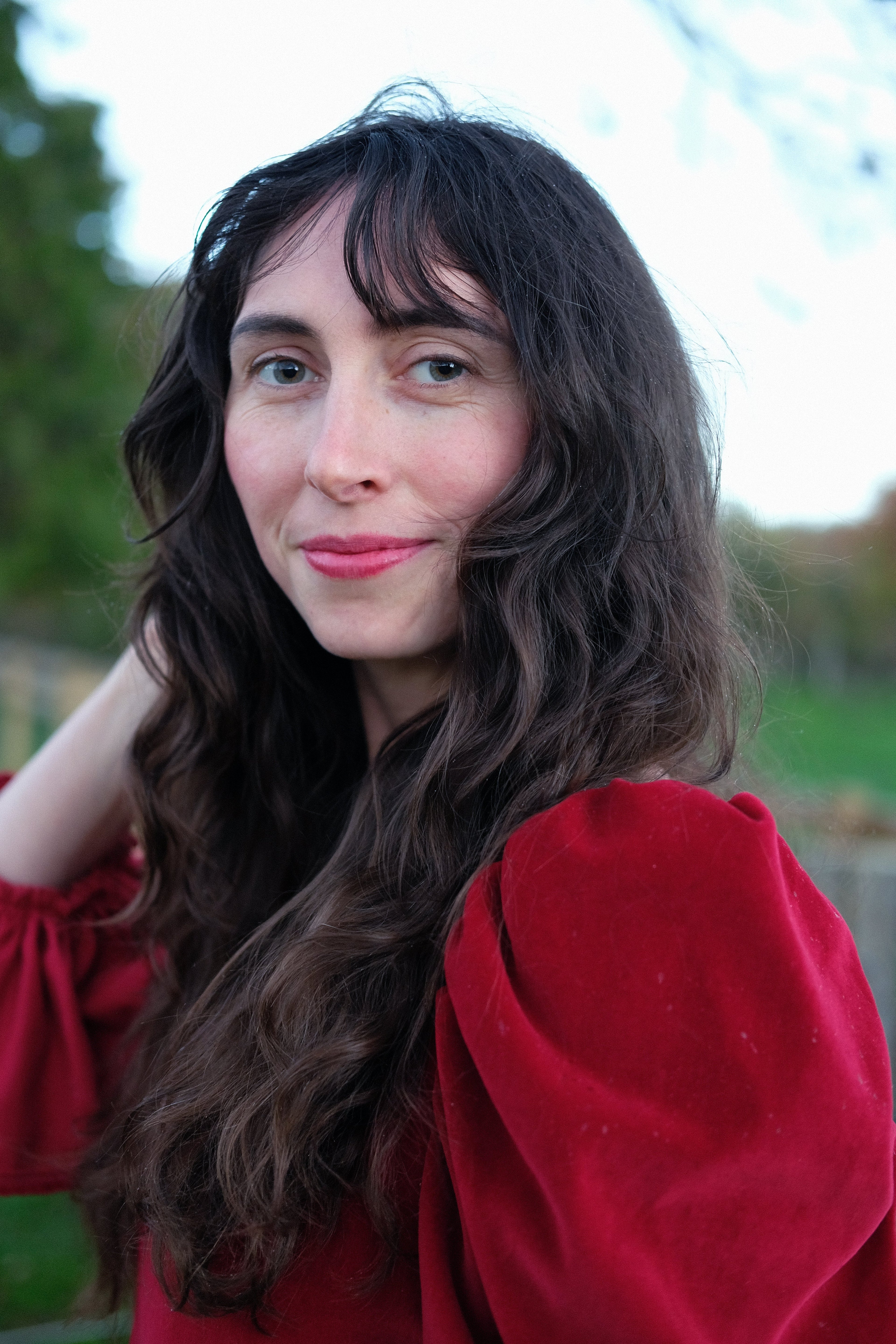 Elizabeth in Claret Velvet
