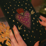 Flaming Heart Manifesting Journal