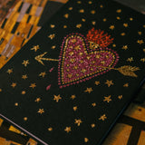 Flaming Heart Manifesting Journal