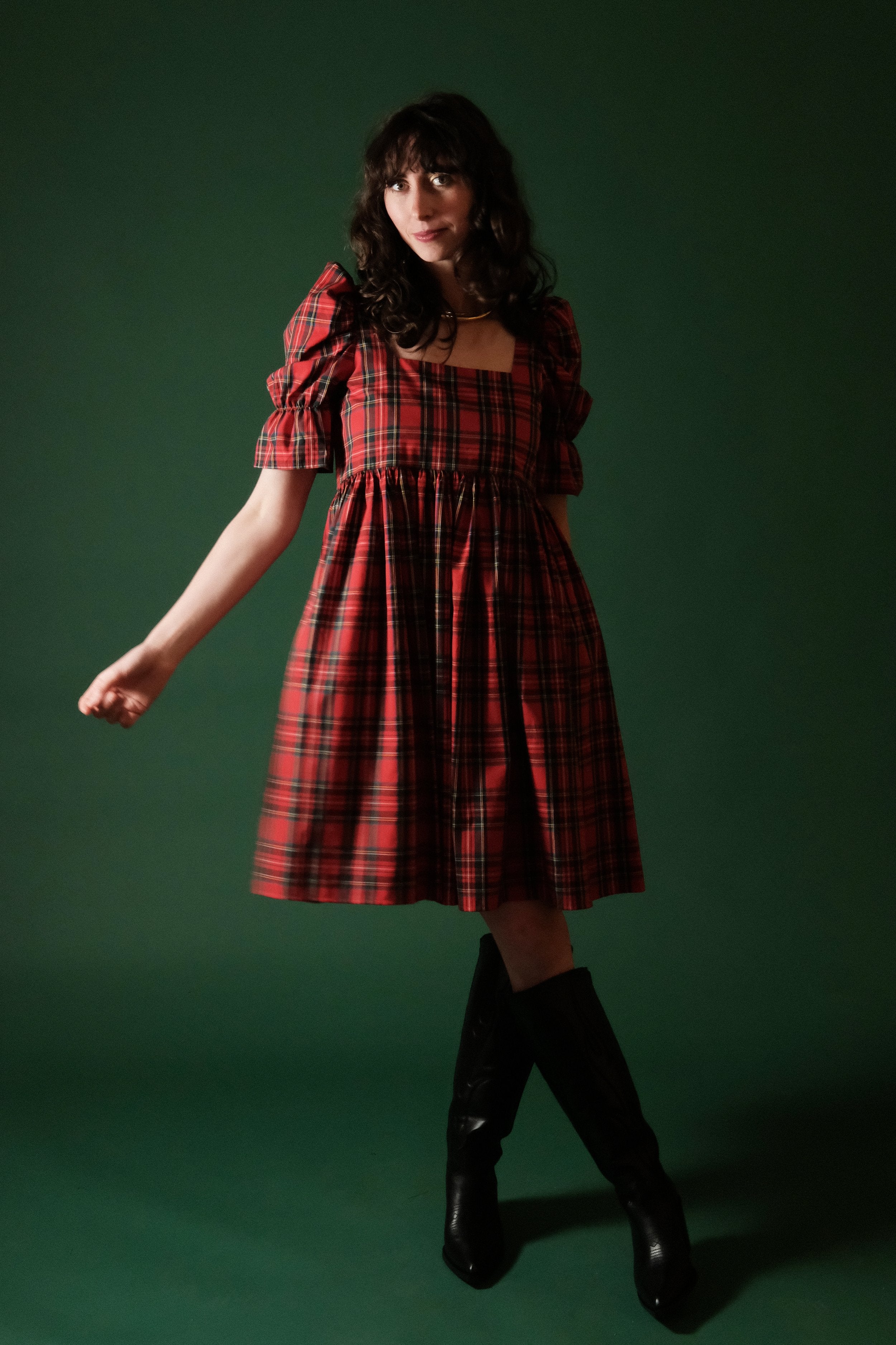 Juliet in Royal Stewart Tartan