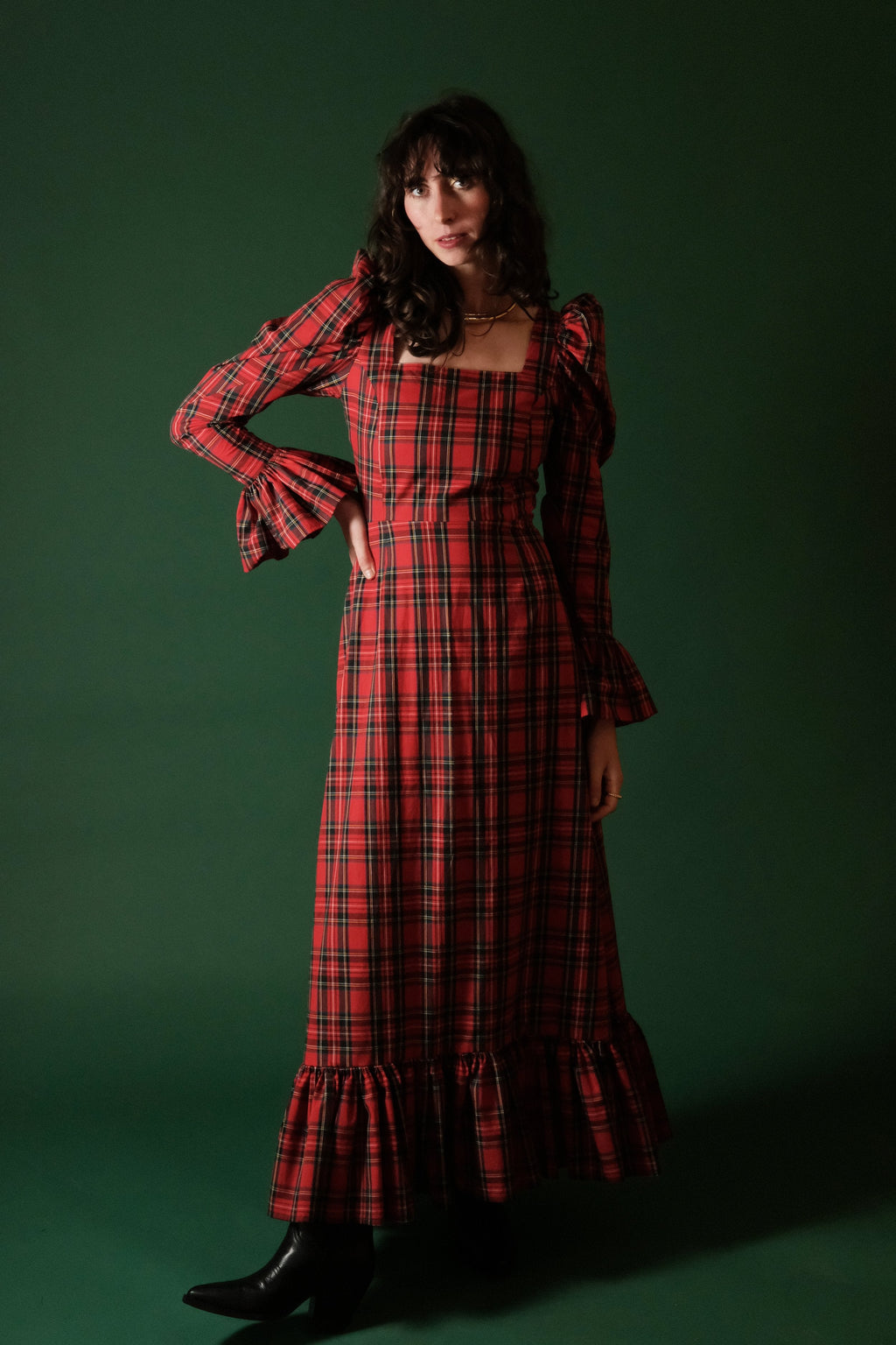 Elizabeth in Royal Stewart Tartan