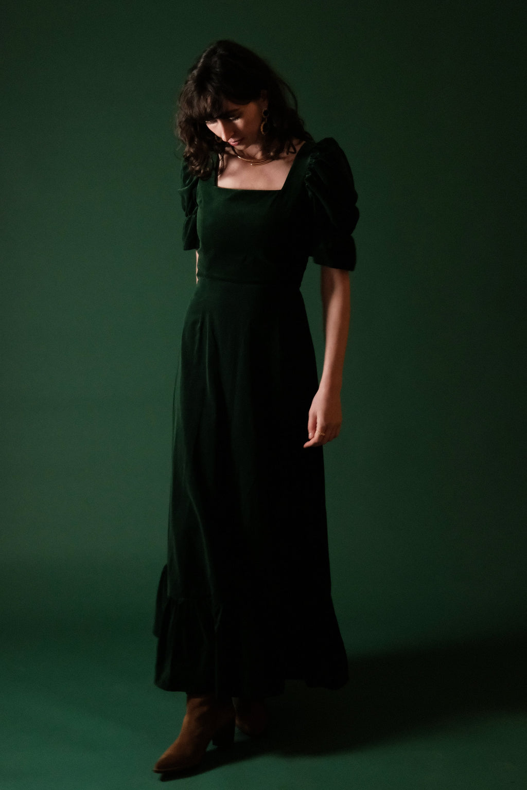 Gatsby in Forest Velvet