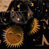 Bellatrix Black Velvet Bag ft. Celeste Suns & Stars