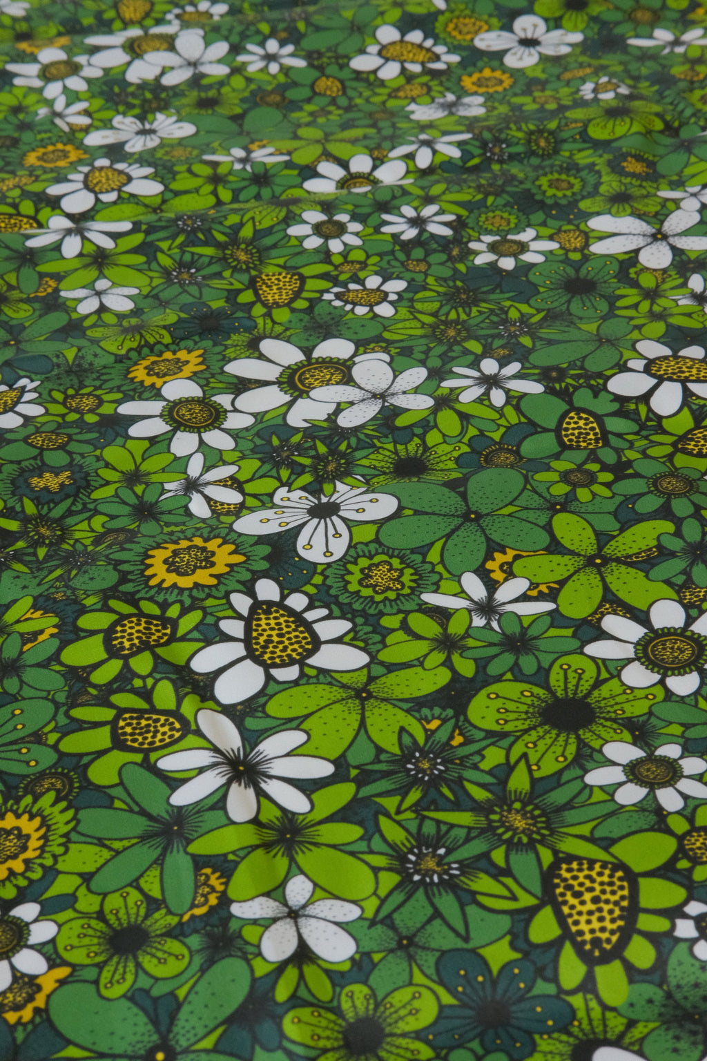 Sunday Morning Green 100% Organic Cotton Sateen (per meter)