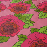 Red Roses on Pink 100% Cotton (per meter)