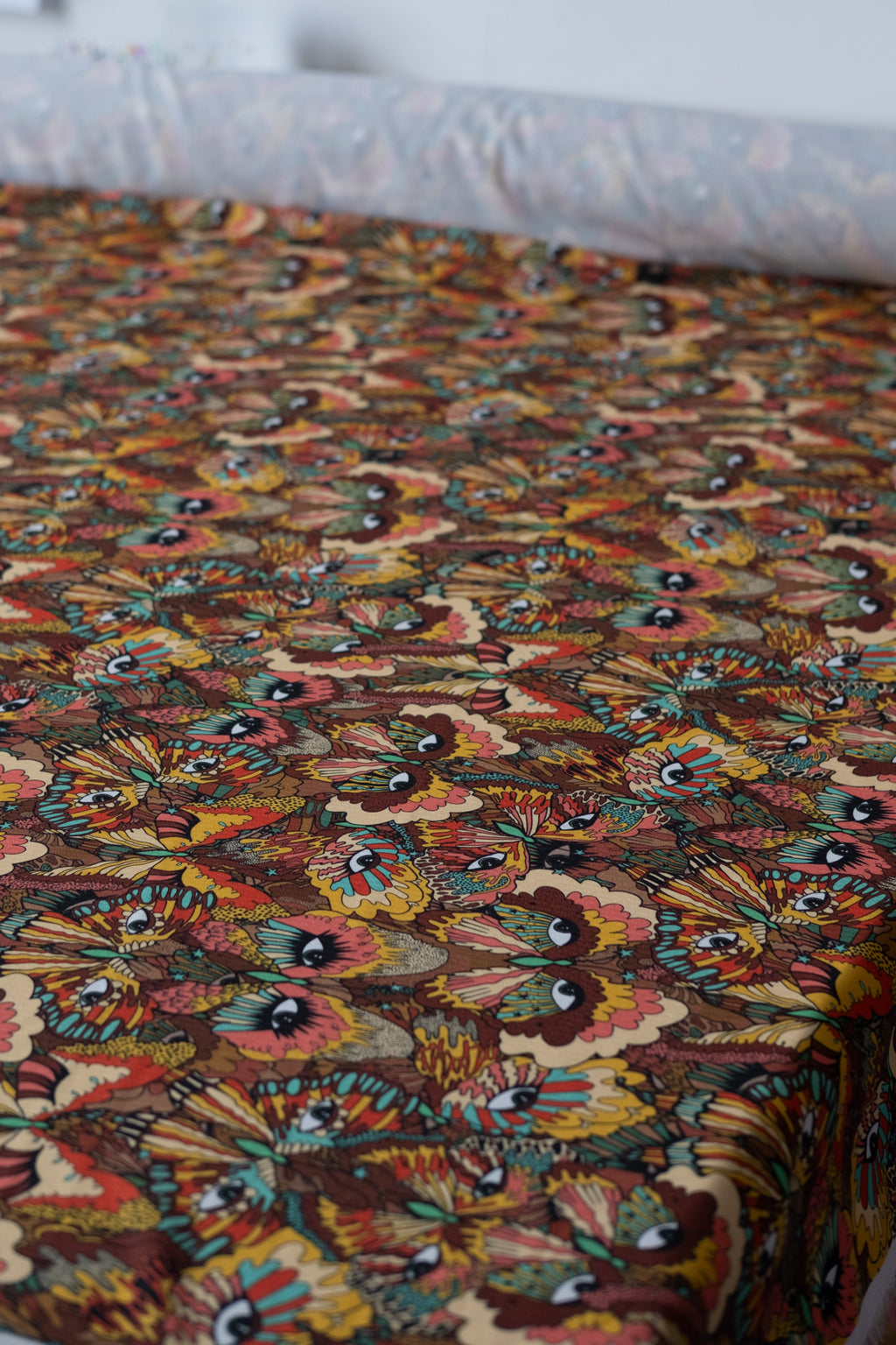Bohemian Butterfly 100% Organic Cotton Sateen (per meter)