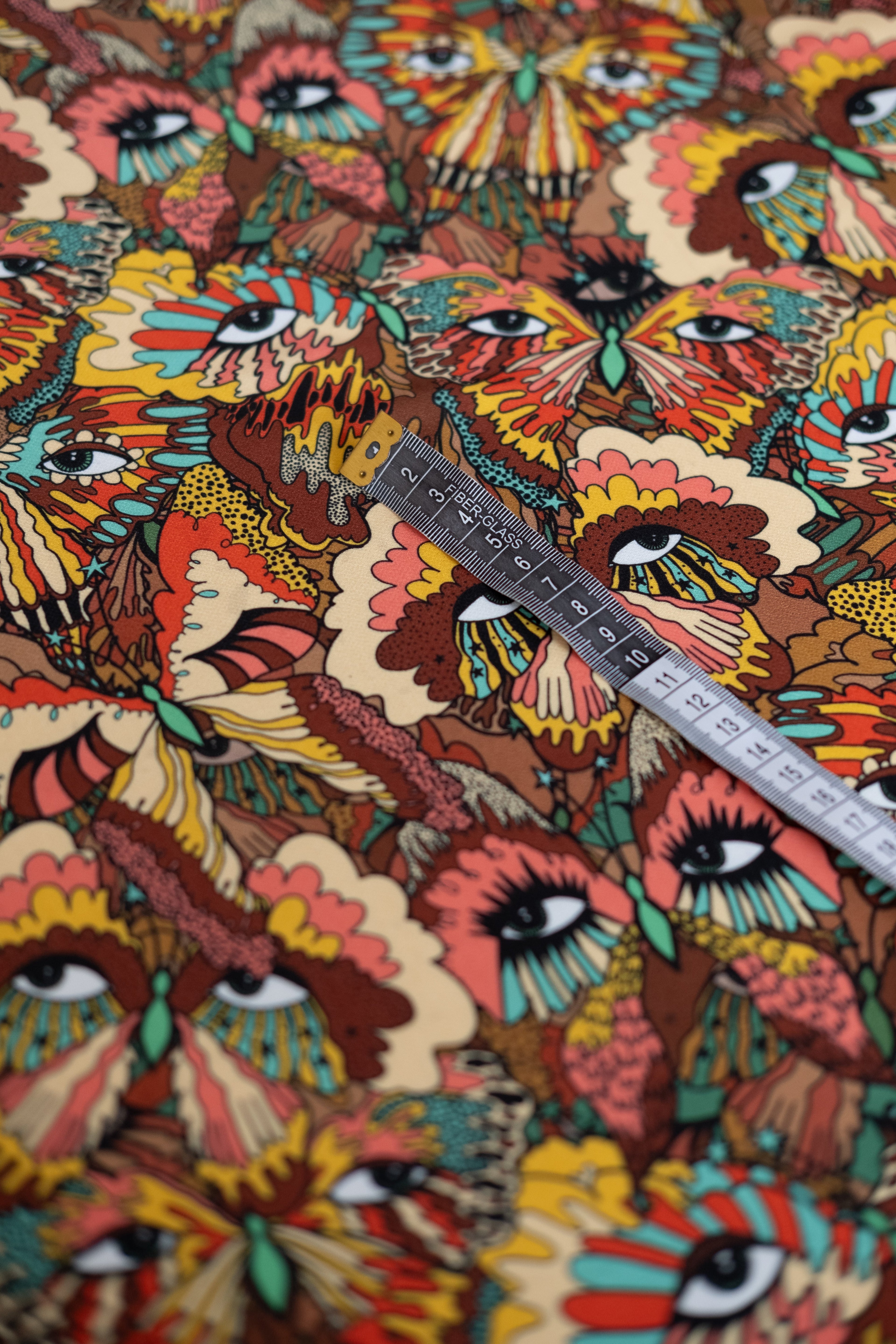 Bohemian Butterfly 100% Organic Cotton Sateen (per meter)
