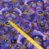 Violet Butterfly 100% Cotton (per meter)